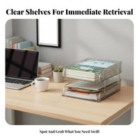 Multi-Compartment document Holder Layered Storage Book in conjunction with Pen holder