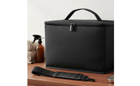 Portable Large Capacity Stylist Travel Bag Sturdy Foldable Barber Tool Bag Multi-Functional Hairdressing Tool Carrying Case for Hair Stylists, Pet Groomers, Makeup Artists