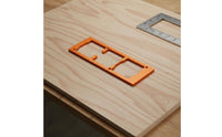 86 Box Cutout Jig Outlet and Switch Opening Template Wear Resistant Aluminum Alloy Slotting Tool for Woodworkers