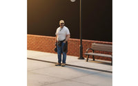 1/64 Miniature Person Figurine 3D Printed 1:64 Scale Figure Diorama Display Miniature Old Man Figurine