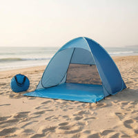 Ventilated Design Self-Deploying Beach Tent Waterproof Automatic Beach Shelter Outdoor Gear for Families, Picnic, Hiking