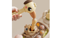Infant Activity Table Toy Pastel Colors Farm Activity Table Rounded for Young Children, Infants