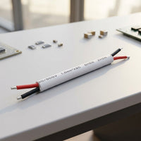 Extension Cable for LED Strip and Low Electrical Potential Lighting, White Core Extension Cord