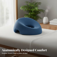 Face Cradle Pillow Ergonomic Support Memory Foam Pressure Relief for Massage