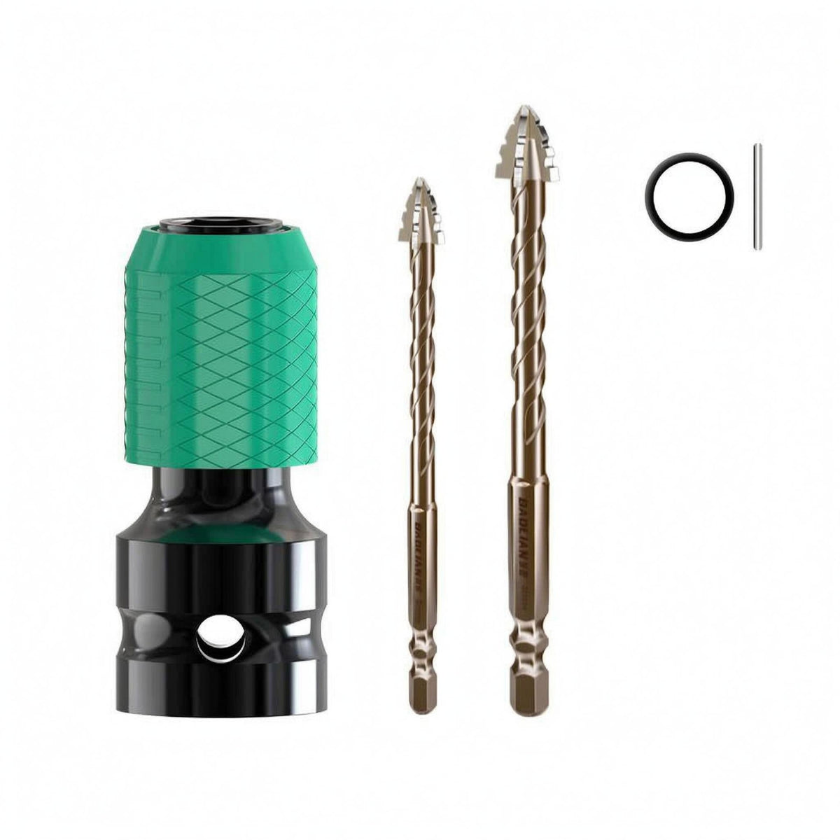 Knurled Grip Power Drill Conversion Head Compact Telescopic Drill Adapter Textured Surface Impact Wrench Adapter Metal