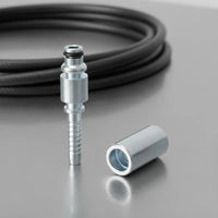 Long-Lasting Car Washer Hose Pipe Fitting Quick Fixing Pressure Washer Hose Insert Fitting Wide Range of Uses Car Wash Machine Pipe Joint Exquisite Workmanship for DIY Enthusiasts, Garage, Garden