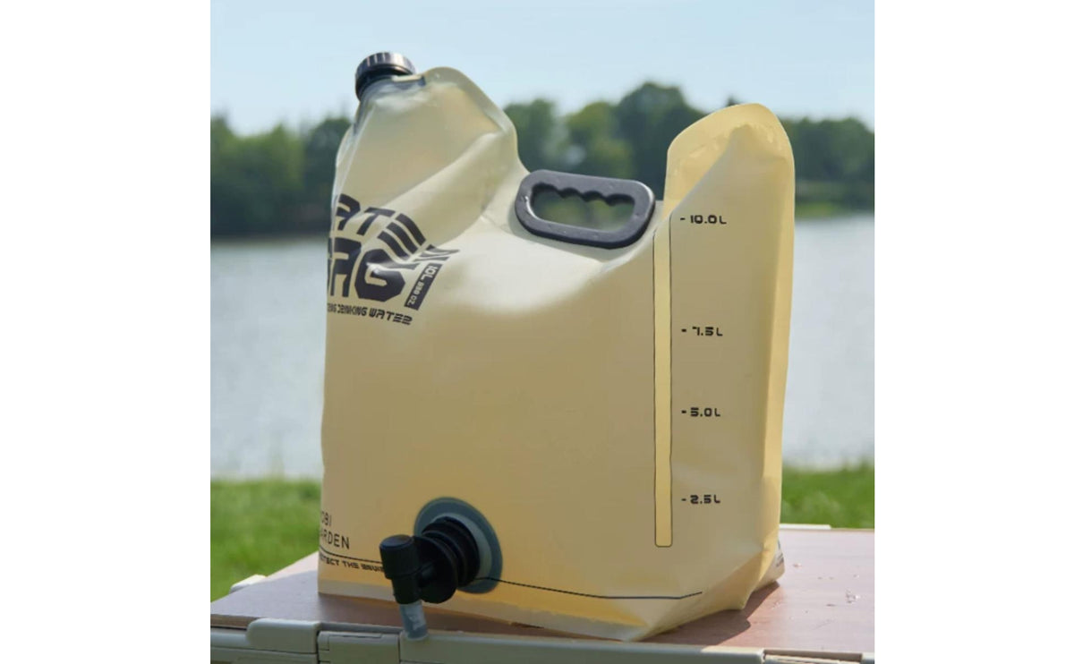 3-Layer Thickened Foldable Water Bag Rotary Nozzle Portable Water Bag Collapsible for Hiking