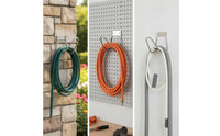 Garden Hose Hanger Wall-Mounted Hose Holder Hook Large Capacity for Gardeners