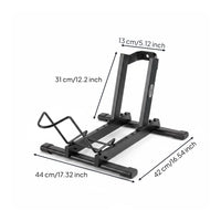 Steady-lShaped Bike Stand Sturdy Insert Bike Stand Long-Lasting Cycle Parking Rack Indoor and Outdoor Use for Garage