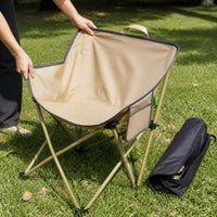 Moon Chair Outdoor Folding Camping Beach Recliner Portable Fishing Picnic Stool