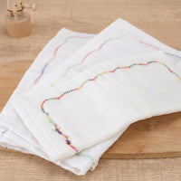5 Layer Magic Wipe Cloth, Super Absorbent Microfibre Cloth for Kitchen, Household Brand Microfibre Cloths, White 25x25cm Stitched Towels