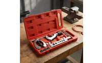 Imperial Markings Copper Tubing Swaging Tool Kit Molded Carrying Case Copper Pipe Flaring Tool Kit Hole Adapters