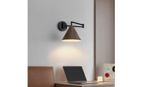 Foldable Adjustable Swing Arm Wall Light Nordic Design Adjustable Bedside Lamp Minimalist for Reading