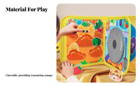 Chewable Hook-and-Loop Quiet Book Tear-Resistant Educational Method Quiet Book Educational for Infants, Toddlers, Travel, Car Rides