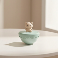 Cute Tumbler Animal Figurines for Home Decor, Living Room Desktop Ornaments, Light Luxury Girl Heart Table Display