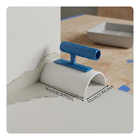 Plastic Curved Plastering Trowel Internal Corner Plaster Applicator Pipe Waterproofing Spreader for Construction Workers, DIY Enthusiasts