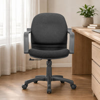 Ergonomic Office Chair Casters Office Chair Cushioned Seat Seating