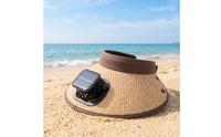 Cooling Solar Powered Fan Hat Wide Brim Solar Fan Hat Upf 50+ Sunshade Cap Breathable for Gardening