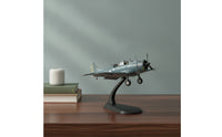 1/72 Scale SBD Dauntless with Display Stand Diecast Douglas SBD Dauntless Collectible Dive Attack Aircraft Model with Display Stand Detailed for Collectors
