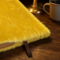 Fluffy Plush A6 Notebook for Notes, Journaling, and Daily Planning