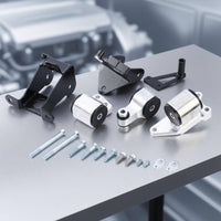 Automobile Powertrain Mount Kit Billet Motor Bracket Kit Easy to Install Performance Engine Bracket for Car Enthusiasts