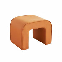 Multi-Functional Button-Tufted Low Stool Luxury Design Footrest adaptable Use Ottoman Padded Seat for Adults, Homeowners, Interior Designers, Living Room, Entryway, Bedroom, End of Bed