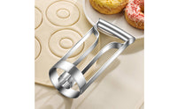 Stainless Steel Donut Circle form Easy to Clean Donut Cutter Rust-Resistant Pastry Circle Cutter for Beginners