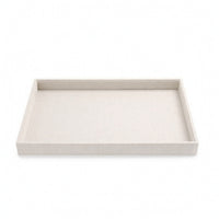 Rectangular Velvet Jewelry Tray Shallow Jewelry Organizer Tray Open-Top Soft for Drawer, Dresser, Vanity