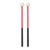 Mallets with Felt Heads Low-Register Timpani Mallets Soft Percussion Sticks for Percussionists, Drummers, Performance, Rehearsal