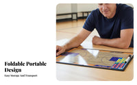 Portable Attachable Board Lightweight Foldable Basketball Tactic Board Professional Design for PE Teachers, Practice Sessions
