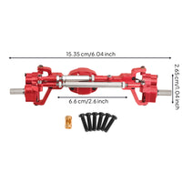 Front Raised Differential System Axle Assembly Upgraded RC Axle Assembly Upgrade Hardware for Model Builders