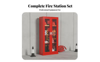 Mini Fire Station Cabinet Steel for Workers, Construction Site, Outdoor, Office