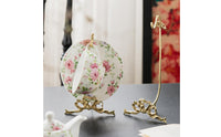 Hook Cup Stand Bow-Shaped Cup and Saucer Stand Decorative Household Decor