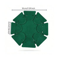 Golf Putting Cup with Metal Base Flocked Golf Putting Cup Training Aid Adjustable Foldable for Golfers, Home, Office
