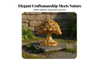 Mother Globe Statue Nature Influenced Cycle of Life Sculpture Symbolic Design Mother Globe Statue for Gardeners, Garden, Meditation Space, Patio