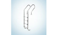 Easy to Install Stainless Steel Pool Ladder Rustproof Pool Ladder with Handrails Stable Step Long-Lasting for Spa