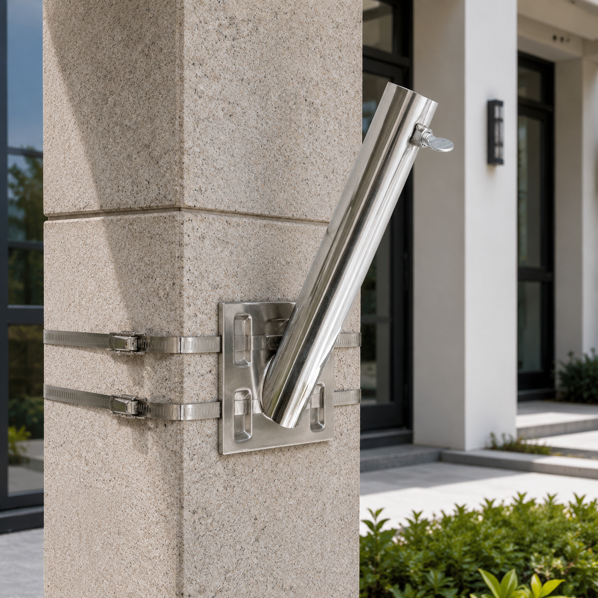 flagpole brackets