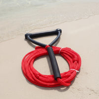 Coiled Tow Rope with Handle Tangletangle-Resistant Watersports Rope Long-Lasting Multi-Season for Water Sports