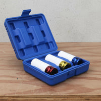3 Pieces 1/2 Inch Drive Lug Nut Sockets CR-MO Steel Shielded Lug Nut Set Heavy Duty Color Coded Wheel Set for Mechanics, Tire Changing