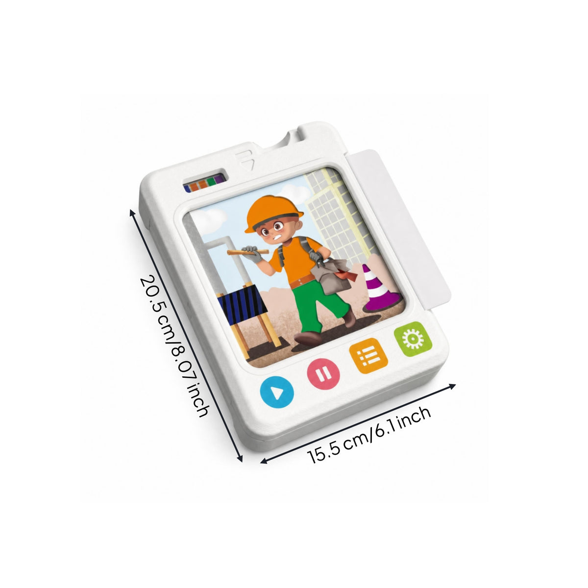 Viewing Window Color Matching Game Plastic Case Dress-up Game Tabletop Family Play Carry Tab