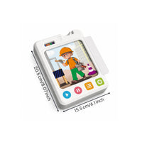 Viewing Window Color Matching Game Plastic Case Dress-up Game Tabletop Family Play Carry Tab