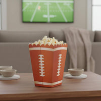 Sports Ball Theme Popcorn Box Foldable Fry Box Lightweight Popcorn Container Disposable for Party