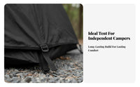 Aluminum Alloy Frame Elevated-Ground Tent Portable Camp Cot Tent Mesh Protection Single Person Shelter Windproof for Solo Travelers, Outdoor Enthusiasts, Fishing, Backpacking, Outdoors, Survival Situations