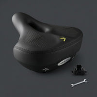Soft Inflatable Bike Saddle Perforated Hollow Bike Saddle Breathable Padded Cycle Seat Shock Absorption