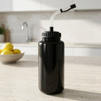 Sports Water Bottle with Tube Leak-Resistant Cycling Bottle with Straw High-Rate