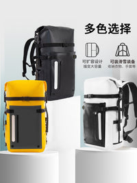 迈客户外运动防水背包干湿分离滑雪包钓鱼溯溪脚蹼多功能装备收纳