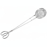 Multi-Functional Long Handle Aquatic Catcher Anti-Rust Wire Basket Aquatic Grabber Quick Draining Mesh Clamp for Seaside