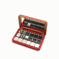 Makeup Organizer with Mirror Matte Makeup Case with Mirror Cosmetic Storage Box Travel-Friendly Cosmetic Box Portable