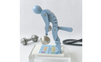 Movable Joints Spine Example ABS Material Lifting Posture Model Blue Support Example Segmented