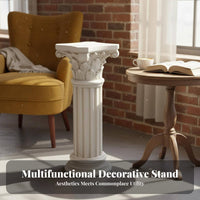 Roman Pillar Plinth Artistic Design Romandesign Pillar Statement Piece Robust Duty for Cafe Owners, Art Collectors